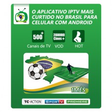 Cartão mensal (Brasil TV Móvel Premium)